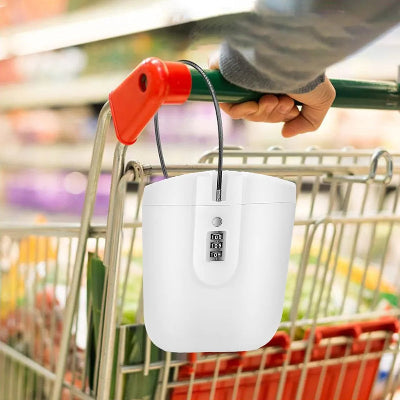 Prenosivi sef katanac za kupovinu i kolica u supermarketu sigurnost stvari