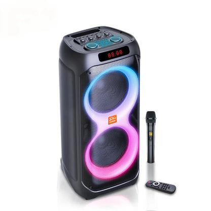 prenosni karaoke bluetooth zvucnik 60w sa mikrofonom i daljinskim