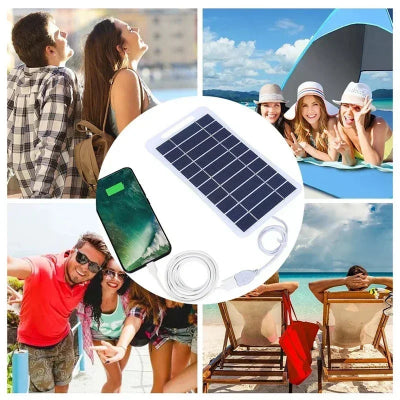 Mali prenosni solarni panel za punjenje telefona planinarenje letovanje more izleti kampovanje dvoriste
