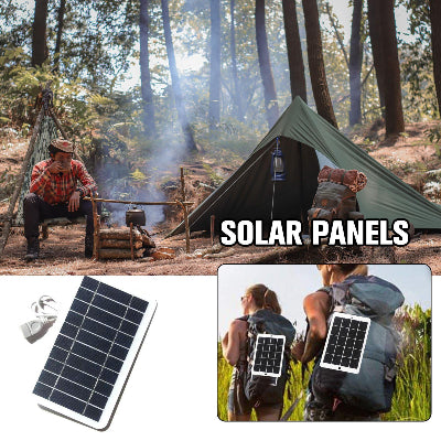 Prenosni solarni panel punjac za telefon tablet idealan za kampovanje planinarenje izlete i boravak u prirodi