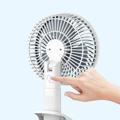 Blizi pogled na kontrolno dugme prenosnog ventilatora