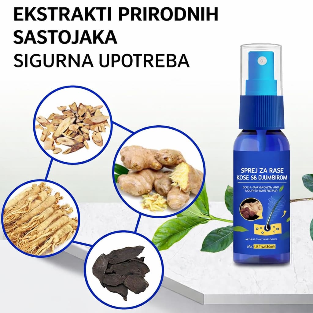 Ekstrakti prirodnih sastojaka za zdravlje kose