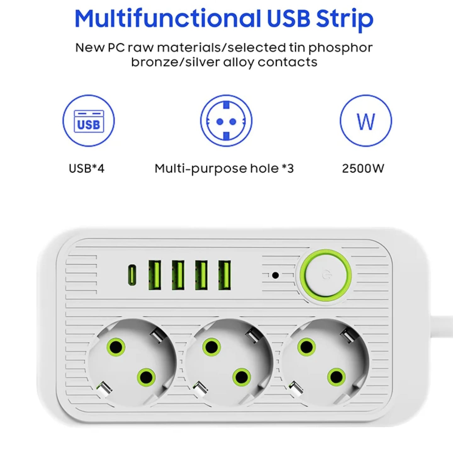Kvalitetan produzni uredjaj sa LED indikatorom i prekidacem