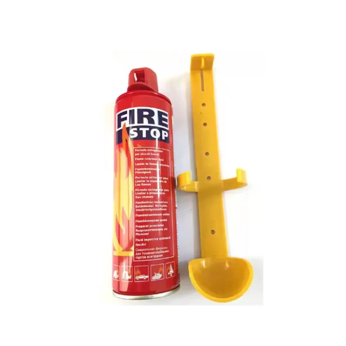 Protivpozarni sprej FIRE STOP uz odvojeni zidni drzac