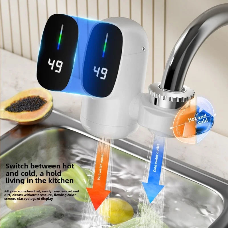 Protocni grejac vode za slavinu sa toplim i hladnim mlazom