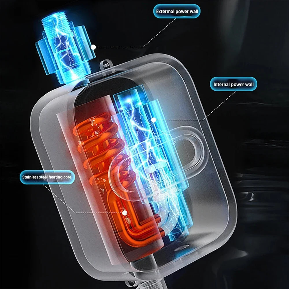 Elektricni protocni tus sa grejnim elementom od nerđajuceg celika i bezbednosnom zastitom