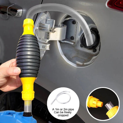 Rucna pumpa za prebacivanje goriva iz vozila u posudu. Prakticna pumpa za pretakanje benzina dizela vode ili drugih tecnosti za automobile kamione i traktore.