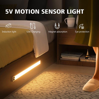 Punjiva LED lampa sa senzorom pokreta ispod kreveta za nocno osvetljenje