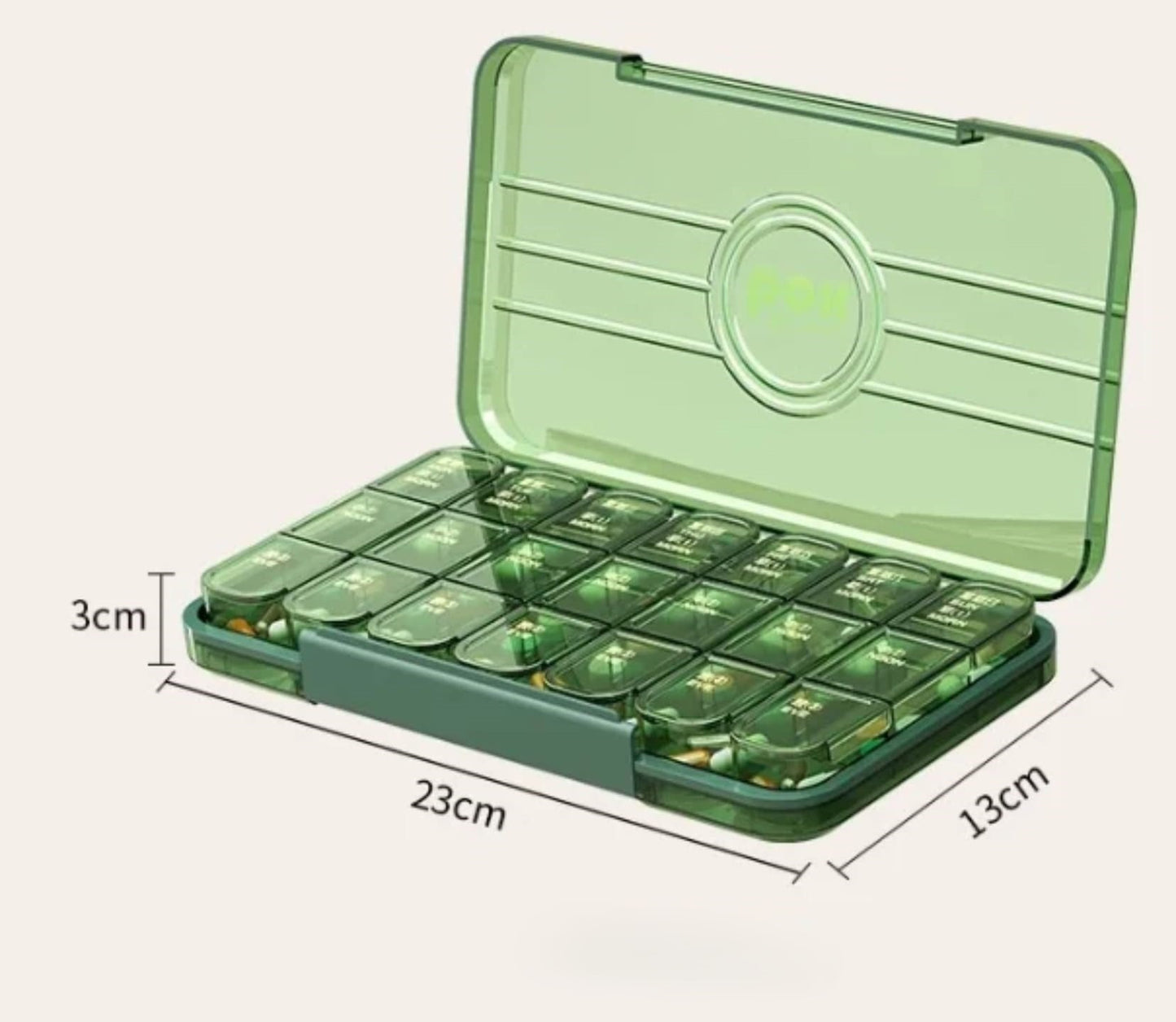putni organizer za lekove kompaktnih dimenzija