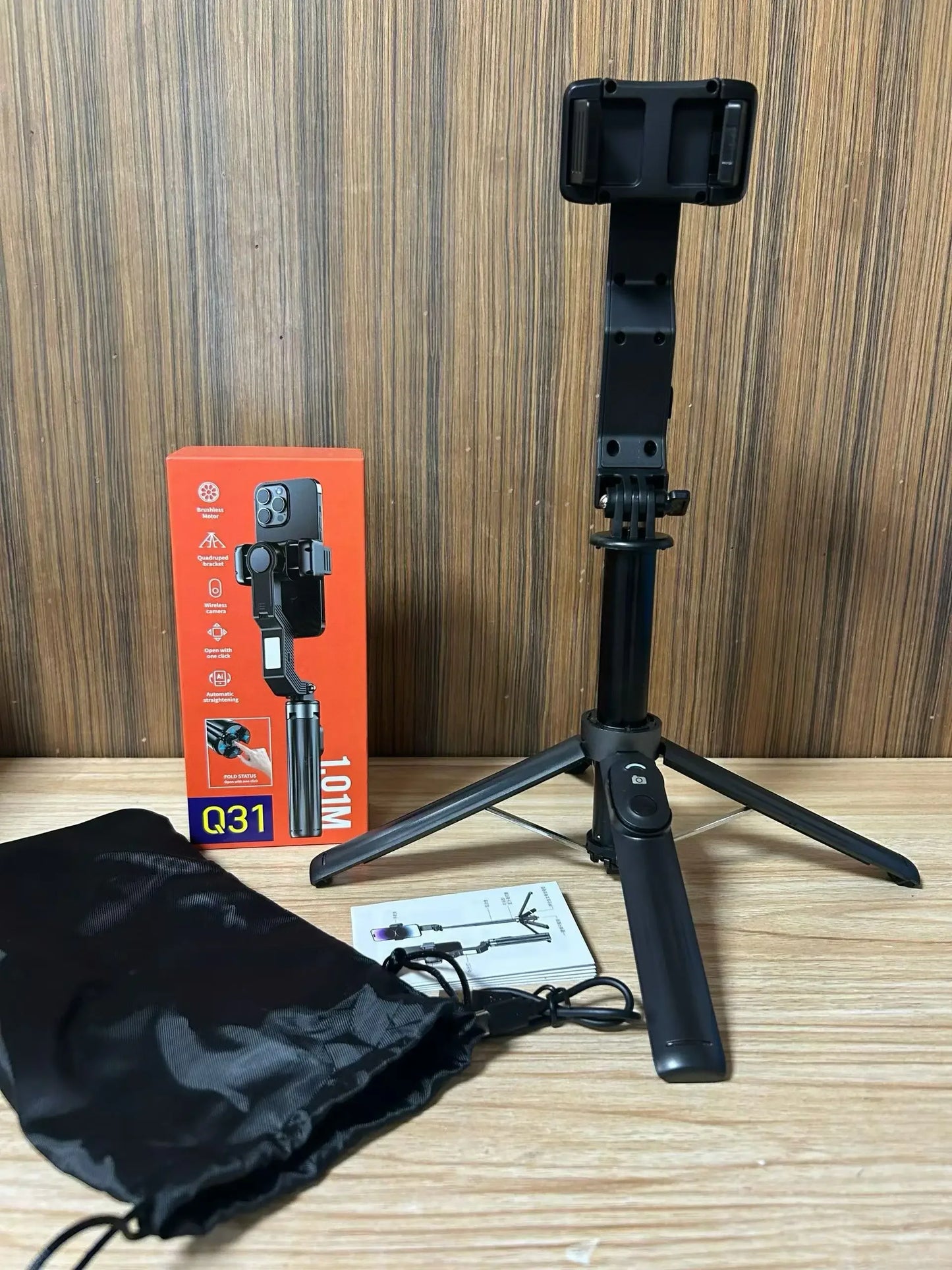 Maksimalno izvlacen Q31 tripod stabilizator sa priborom