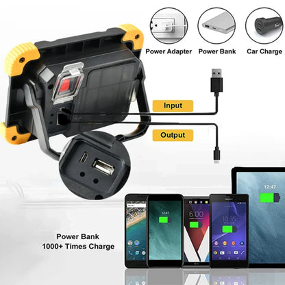 Zadnja strana radne LED lampe sa USB ulazom i izlazom za power bank funkciju
