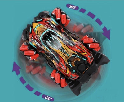 Terenski RC auto akrobata sa mogucnoscu rotacije 360 stepeni drift pokreti i bocna voznja za zabavu