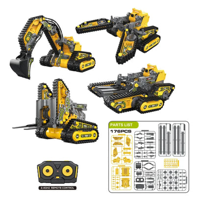 Set rc bagera 4u1 sa 176 delova i 2.4 ghz daljinskim