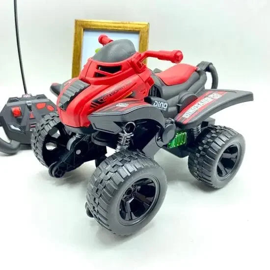 crveno crni rc dino auto kvad sa daljinskim upravljacem