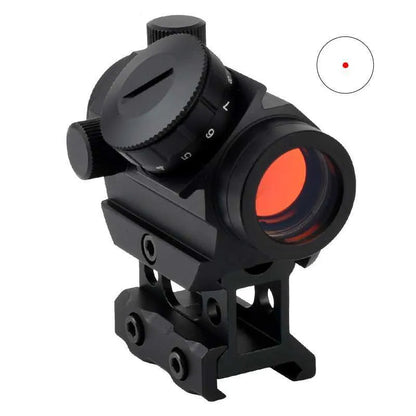 prikaz crvene tacke kroz red dot nisan za precizno gadjanje