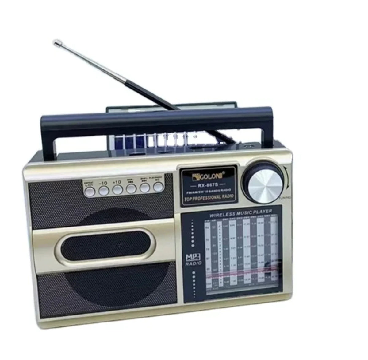 Retro prenosivi radio sa antenom i MP3 plejerom