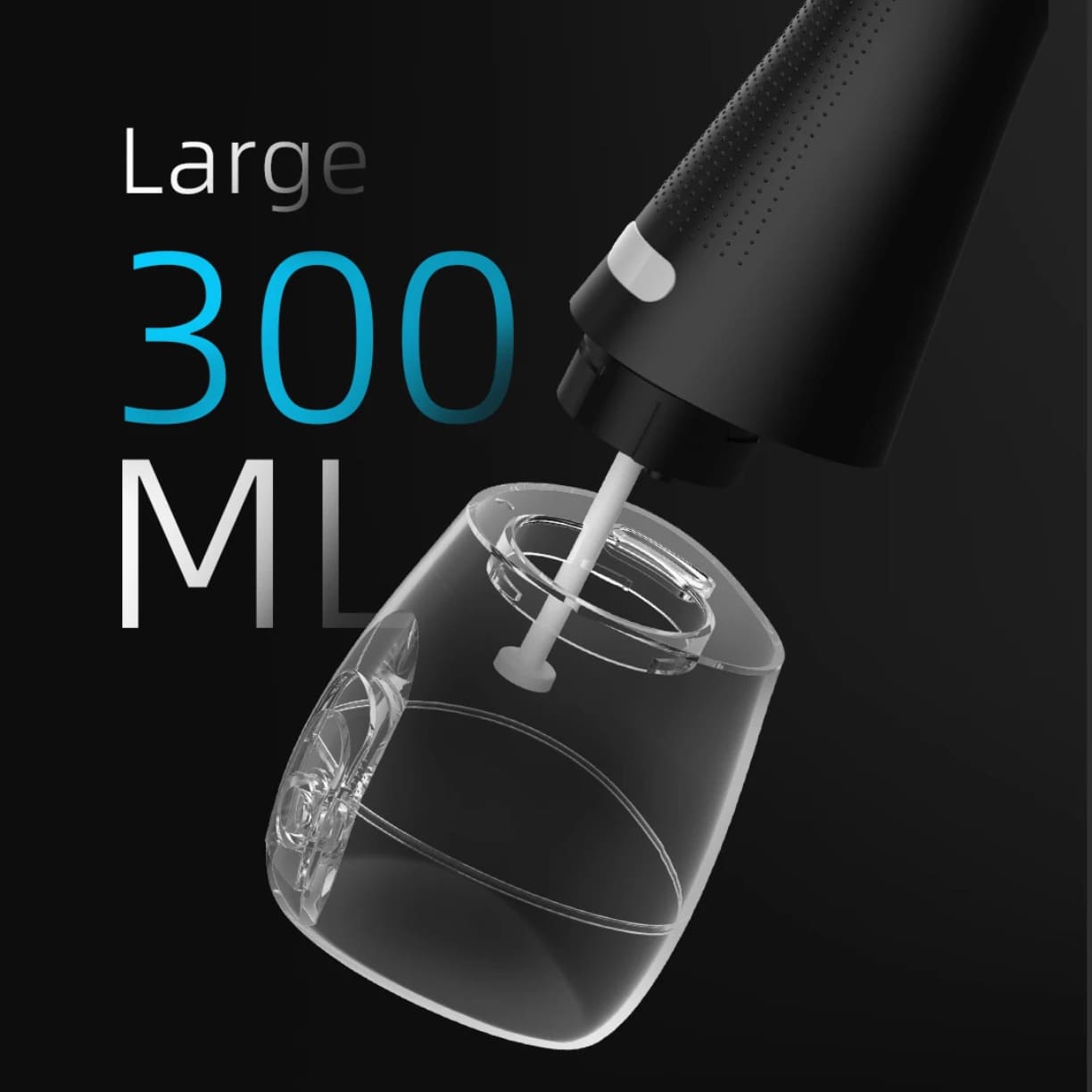 Veliki rezervoar od 300ml na oralnom irigatoru