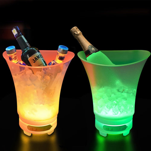 RGB LED kofe za led sa Bluetooth zvucnikom. Svetlece posude za led za zurke. Kofe za sampanjac i pivo sa muzikom. Party oprema Beograd.