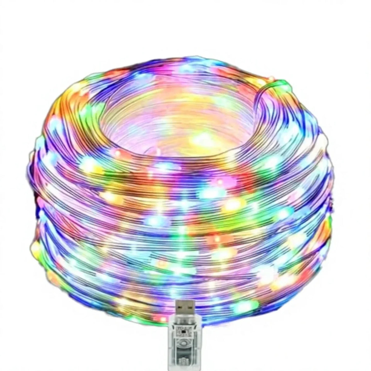 RGB LED traka sa USB prikljuckom uvijena u rolnu