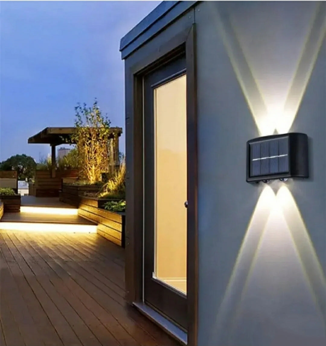 Solarna Zidna LED Lampa - Savršeno Osvetljenje za Vaš Dom i Dvorište - 4kom Azijashop