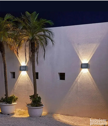 Solarna Zidna LED Lampa - Savršeno Osvetljenje za Vaš Dom i Dvorište - 4kom Azijashop