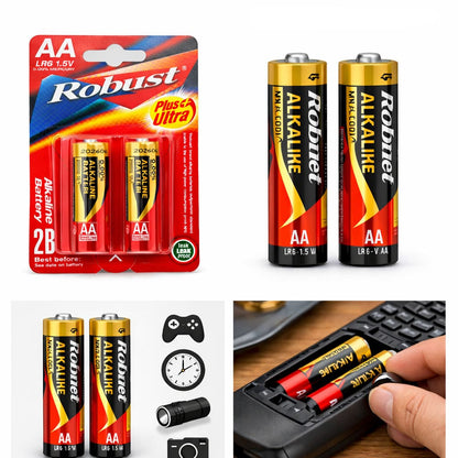 Robust AA baterije za daljinski upravljac satove igracke i lampe
