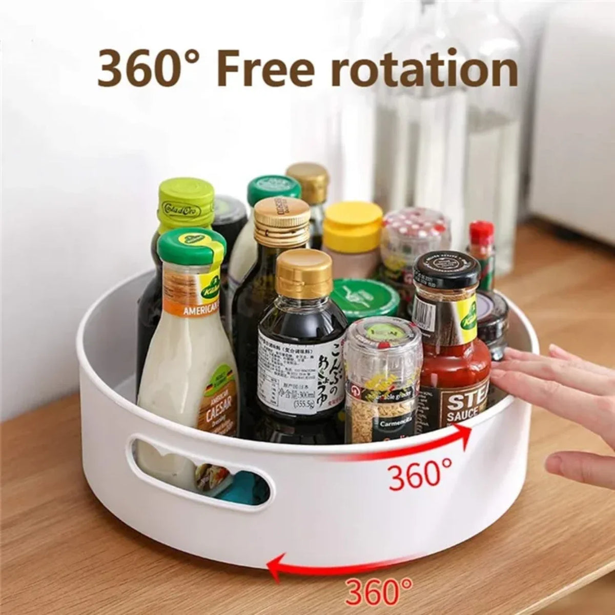 Rotirajuca posuda za zacine sa oznakom 360 stepeni