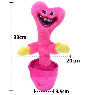 Roze plesajuci kaktus sa dimenzijama. Puni se putem USB-a, idealan za razvoj govora i zabavu najmladjih.