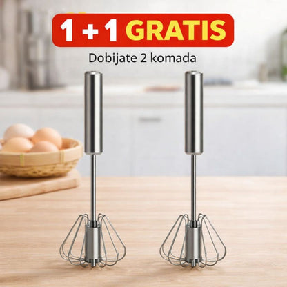 Rucna mutilica za jaja od nerdjajuceg celika u ponudi jedan plus jedan gratis