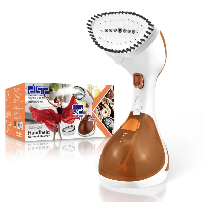 rucni parni usisivac za peglanje sa originalnom kutijom, snaga 1500w i kapacitet od 240ml, za brzo i lako peglanje odece