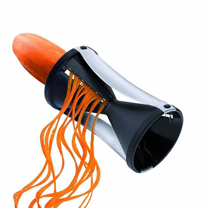 Rucni spiralni secko, sargarepa, rendanje povrca, kuhinjski pribor, zdravi recepti, dekoracija jela, lako se koristi, za salate.