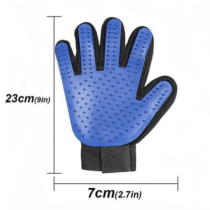 Rukavica za cesljanje i uklanjanje dlaka kucnih ljubimaca