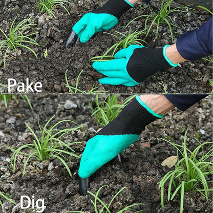 bastovanske rukavice sa kandzama za rad u travi, sadnju i ciscenje bastenskih povrsina