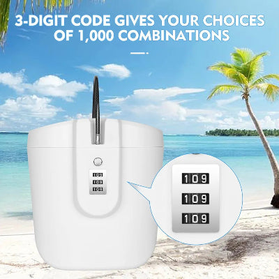 Sef na sifru tri cifre 1000 kombinacija zakljucavanje sigurnost na plazi