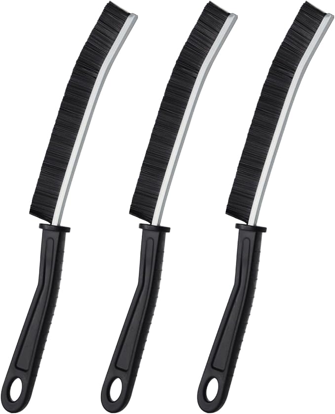 Set od 3 uske cetke za fugne i odvode sa ergonomskom drskom za precizno ciscenje