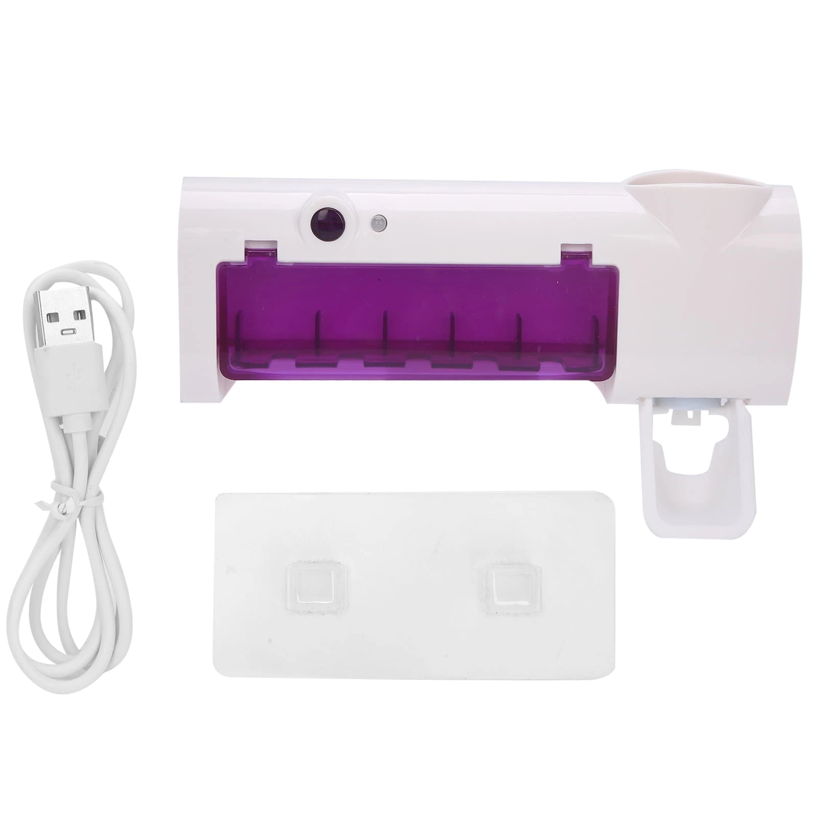 Set pametnog drzaca cetkica sa UV poklopcem, USB kablom i plocom za montazu