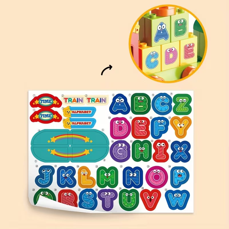 Set slova i stikera za edukativne igracke za decu koji podsticu rano ucenje i prepoznavanje simbola
