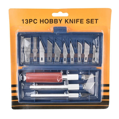 Set hobi skalpela 13 delova u blister pakovanju