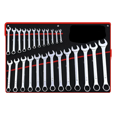 Veliki set kombinovanih kljuceva za auto mehaniku radionicu majstore i kucnu upotrebu profesionalni alat za srafove i matice