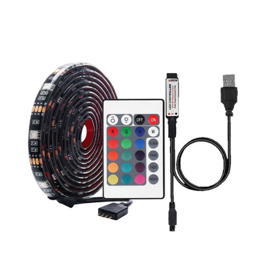 Komplet LED traka USB napajanje dekorativno osvetljenje za TV monitor kompjuter za pozadinu i ambijentalno svetlo u kuci
