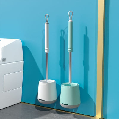 Set od dve silikonske cetke sa drzacima u razlicitim bojama. Kompaktan dizajn koji stedi prostor u kupatilu.

