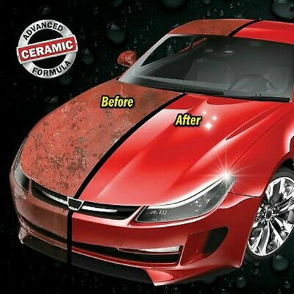 Efekat sjaja auta pre i posle Shine Armor premaza