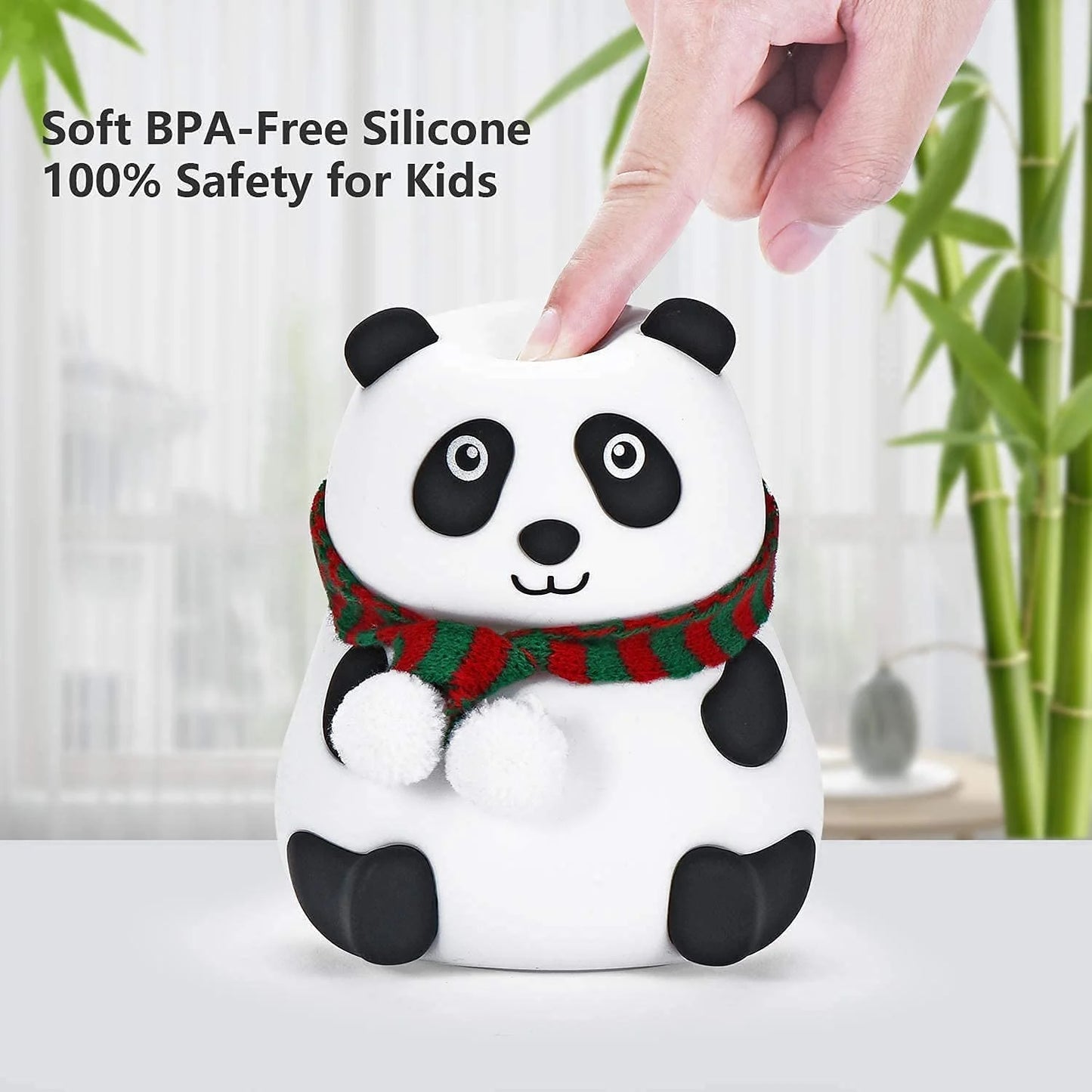 Silikonska panda nocna lampa bez BPA bezbedna za decu