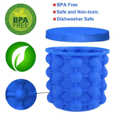 Silikonski kalup za led, posuda za brzo hladjenje pica. BPA free, siguran i netoksican, pogodan za masinsko pranje.