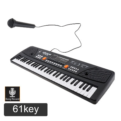 Sintisajzer sa mikrofonom, 61 taster. Komplet za mlade muzicare sa raznim funkcijama za ucenje i sviranje.