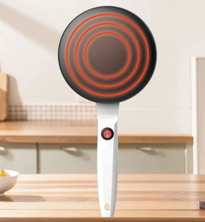 graficki prikaz grejaca koji obezbedjuje brzo i ravnomerno zagrevanje cele povrsine za savrseno ispecene tanke palacinke u krug