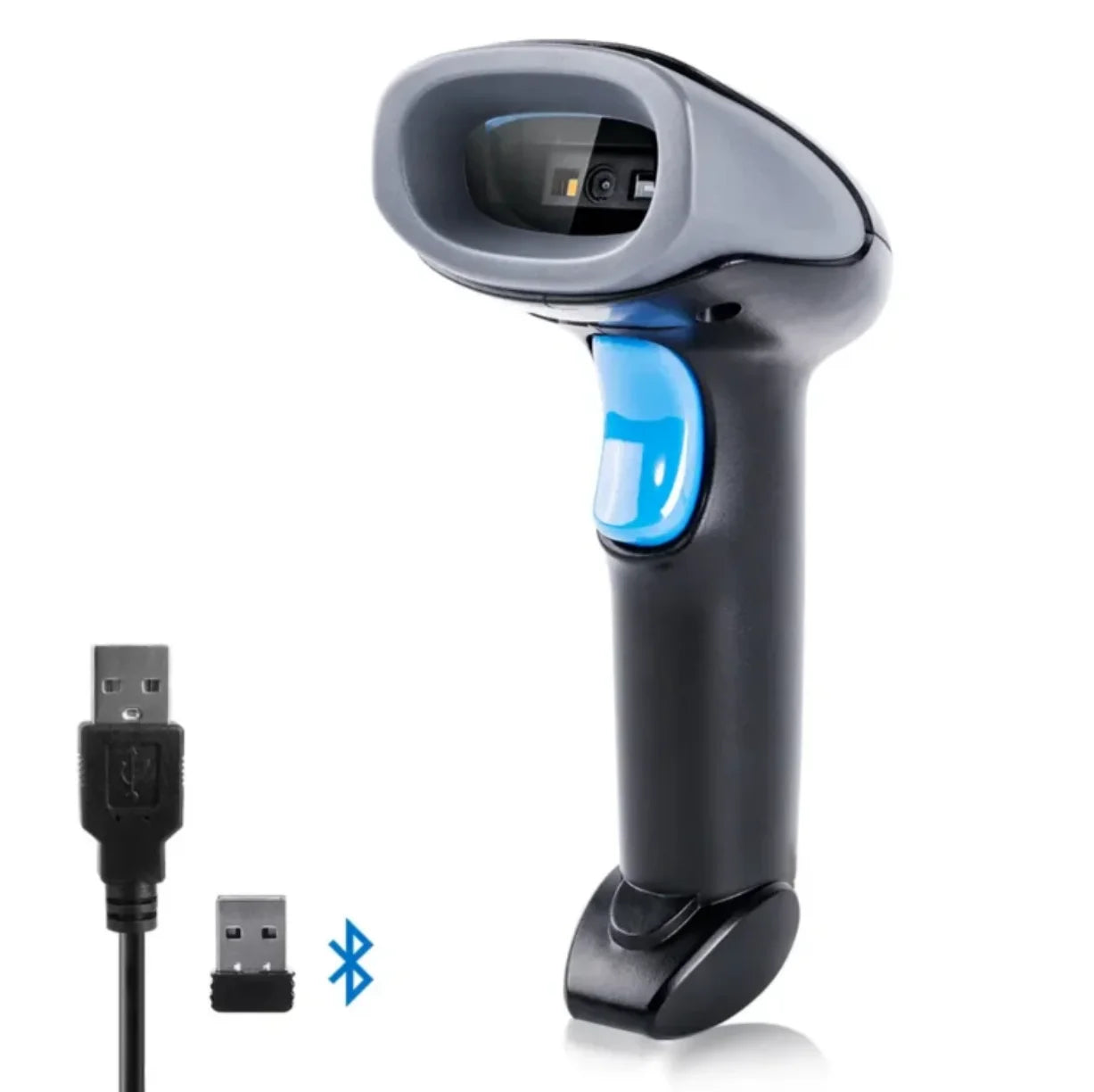 skener barkodova sa usb kablom i bezicnim usb adapterom