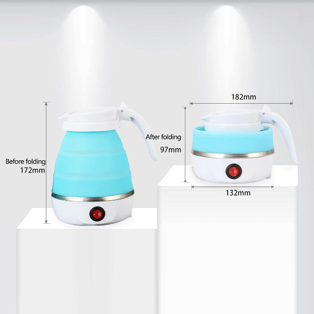 sklopivi elektricni bokal dimenzije pre i posle sklapanja