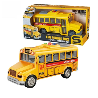 Skolski autobus igracka sa svojom originalnom ambalazom