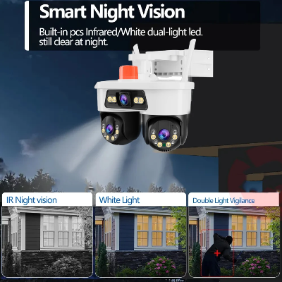 Smart Night Vision nocni vid kamera sa tri moda rada full color infrared i pametno automatsko osvetljenje